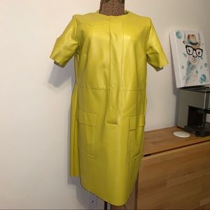 Unique Vegan leather dress by Garcia